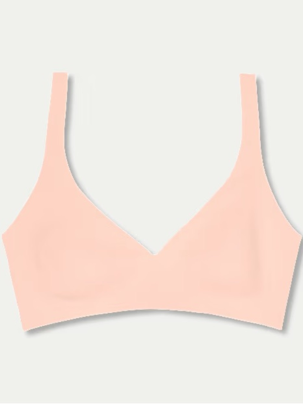 NWT Bombas Women’s No Show Plunge Bralette Pink Sandstone